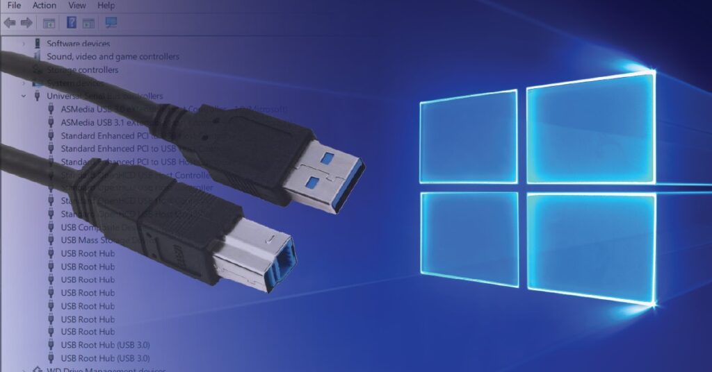 Update or Reinstall USB Hub Drivers: