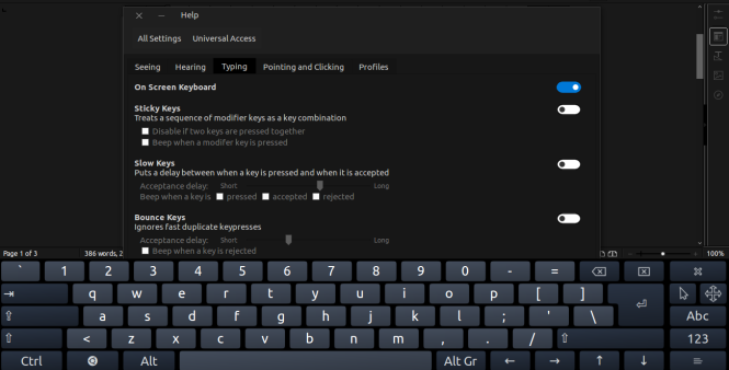 Use the On-Screen Keyboard Temporarily: