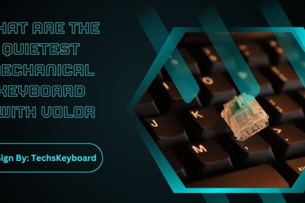 What Are The Quietest Mechanical Keyboard Swith Volor