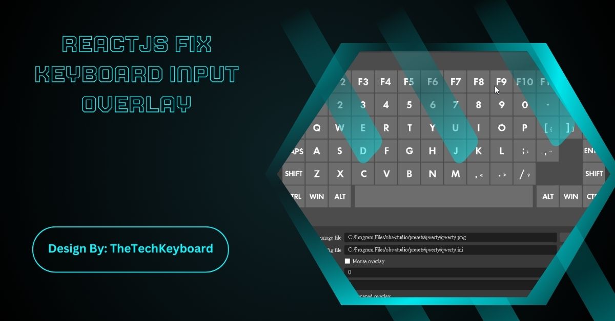 Reactjs Fix Keyboard Input Overlay