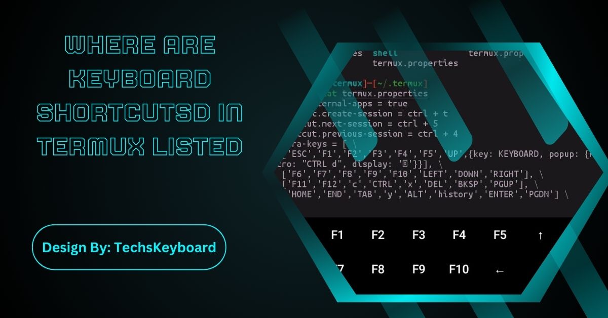 Where Are Keyboard Shortcutsd In Termux Listed