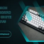 Black Keyboard With White Keys